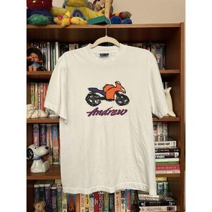 Men’s Miami Andrew skate shop motorcycle t shirt Small